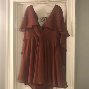BEAUTIFUL rust colored dress!!